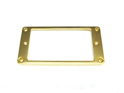 Humbucker-Rahmen in mattgold (Kunststoff) flach/ fr gewlbte Decke 2.Wahl