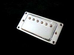 Humbucker, Bridge-Position chrom incl. Rahmen in chrom