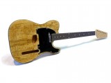 E-Gitarren-Bausatz II Quilted Ash Top, Mahagoni 2.Wahl